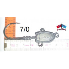 BKK Harpax 4 X Offshore 7/0 Bright Tin 3 Stück