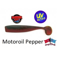 Lunker City 4.5" Shaker - Motoroil Pepper