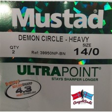 Mustad 39950NP-BN Demon Circle Heavy