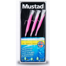 Mustad Daylight Fluo Pink Sabiki Rig 21 - Fluoreszierendes Meeresvorfach