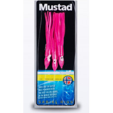 Mustad Pink Squid Sabiki Rig 36 - Tintenfisch Meeresvorfach
