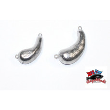 Pilkmaxx Heilbuttblei Nieren-Tropfenform (300g & 500g) – 2 Ösen