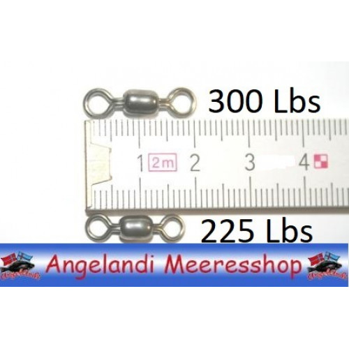 GIRELLE EXTREME CRANE IN ACCIAIO INOX CON MOSCHETTONE (uguali a TB-101SS) - Jonio Pesca di
